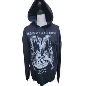 Blackcraft Cult "Noctem" Pullover Black Hoodie Size Large Punk Goth Occult